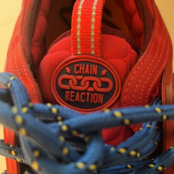 VERSACE Men’s 44 (US11) ChainReaction Leather Sneakers.Medusa Insignia New/Box - Picture 6 of 15